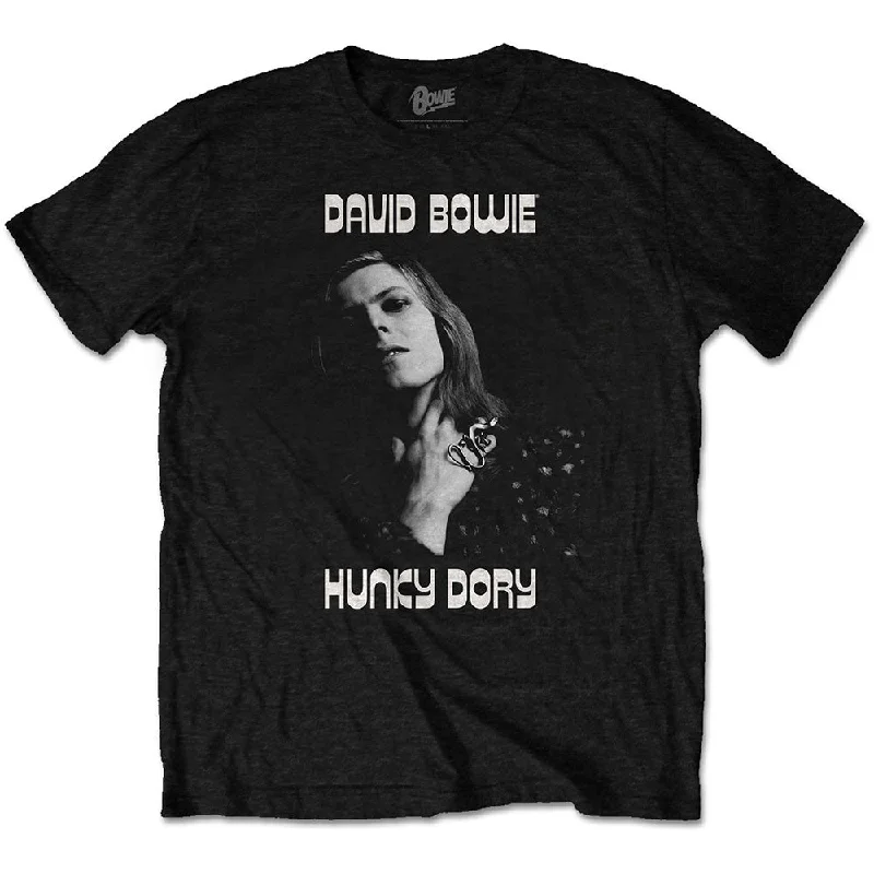 David Bowie | Official Band T-Shirt | Hunky Dory 1 Rayon Fabric Velvet Fabric Corduroy Fabric