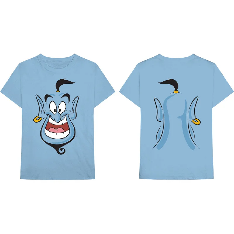 Disney | Official Band T-Shirt | Aladdin Genie (Back Print) Handmade Hand-knitted Hand-woven Disney | Official Band T-Shirt | Aladdin Genie (Back Print) Handmade Hand-knitted Hand-woven