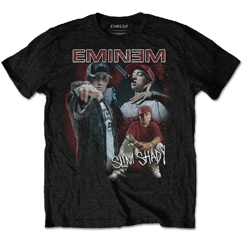Eminem | Official Band T-shirt | Shady Homage Polka Dot Checkered Tartan