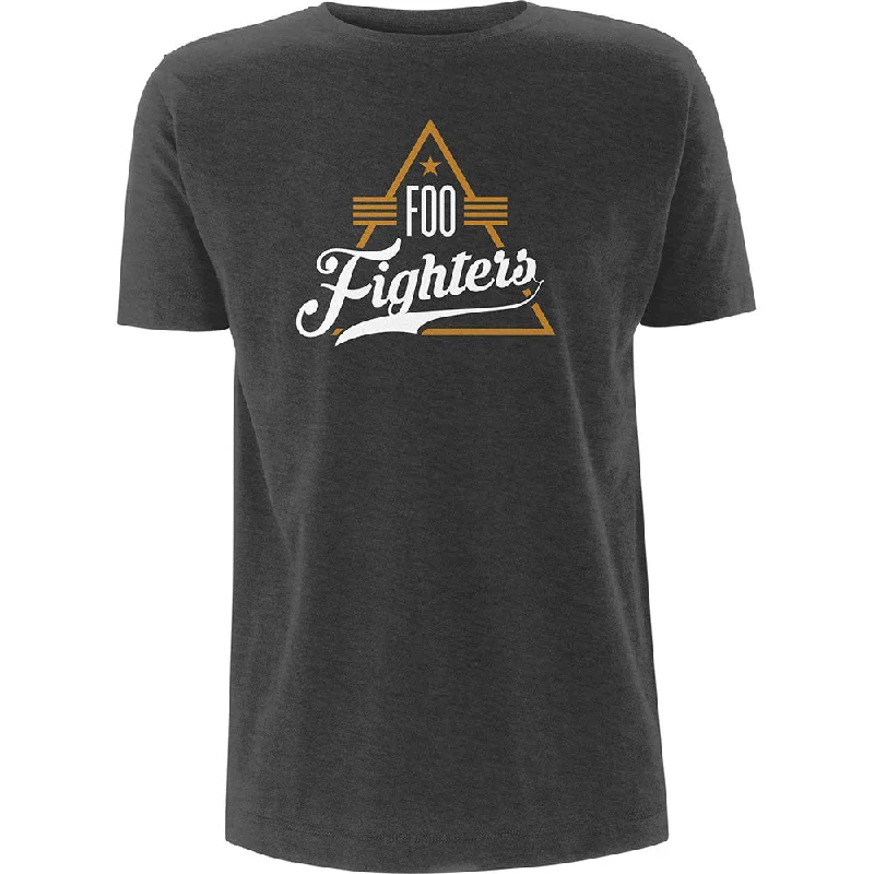 Foo Fighters | Official Band T-Shirt | Triangle Mesh Fabric Canvas Fabric Denim Fabric