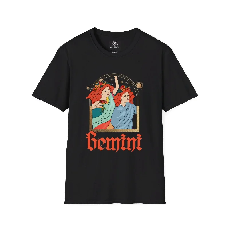 Gemini T-Shirt Elegant Classic Vintage