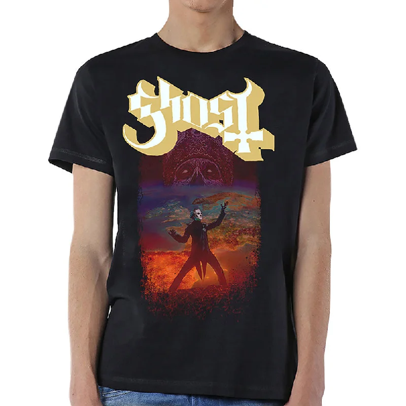 Ghost | Official Band T-Shirt | EU Admat Solid Print Embellished