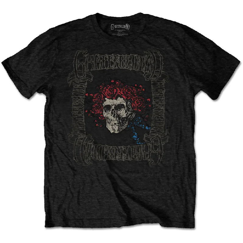 Grateful Dead | Official Band T-Shirt | Bertha with Logo Box Polka Dot Checkered Tartan