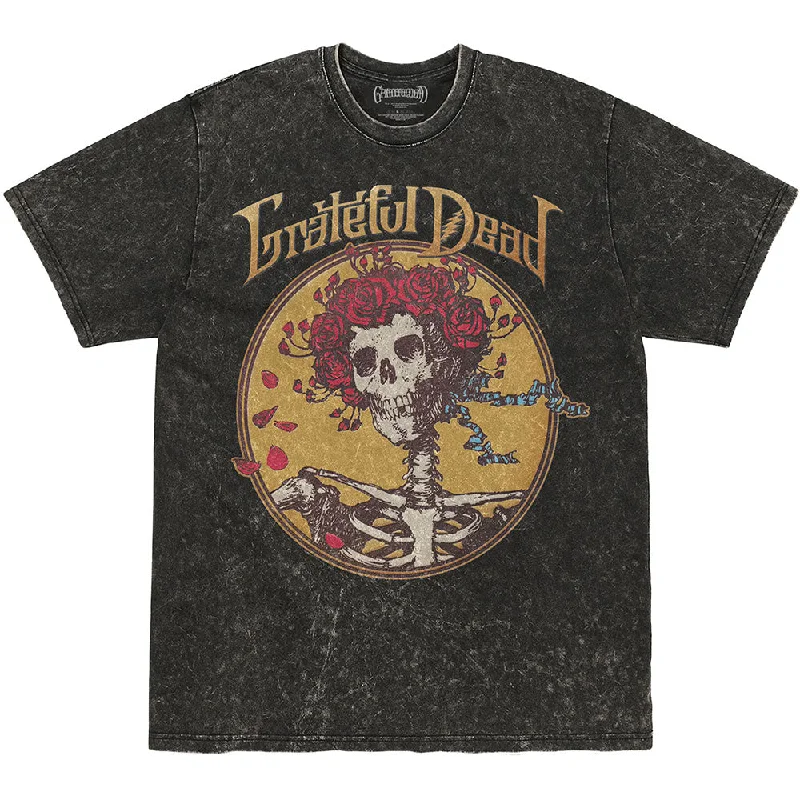 Grateful Dead | Official Band T-shirt | Best of Cover (Dip-Dye, Mineral Wash) Chenille Fabric Brocade Fabric Lace Fabric