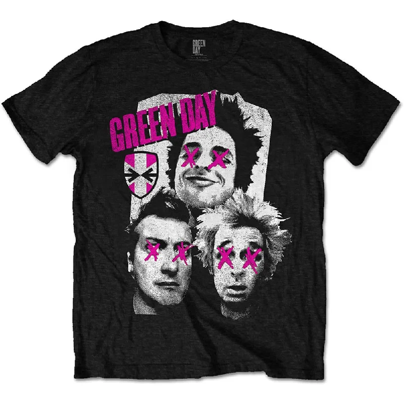 Green Day | Official Band T-Shirt | Patchwork Wool Fabric Cashmere Fabric Tweed Fabric