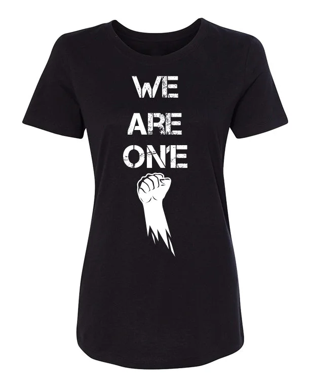 WE ARE ONE Women's T-shirt Solid Color Striped Floral