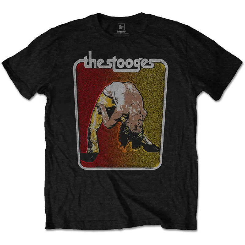 Iggy & The Stooges | Official Band T-Shirt | Iggy Bent Double Seamless Knitted Crochet