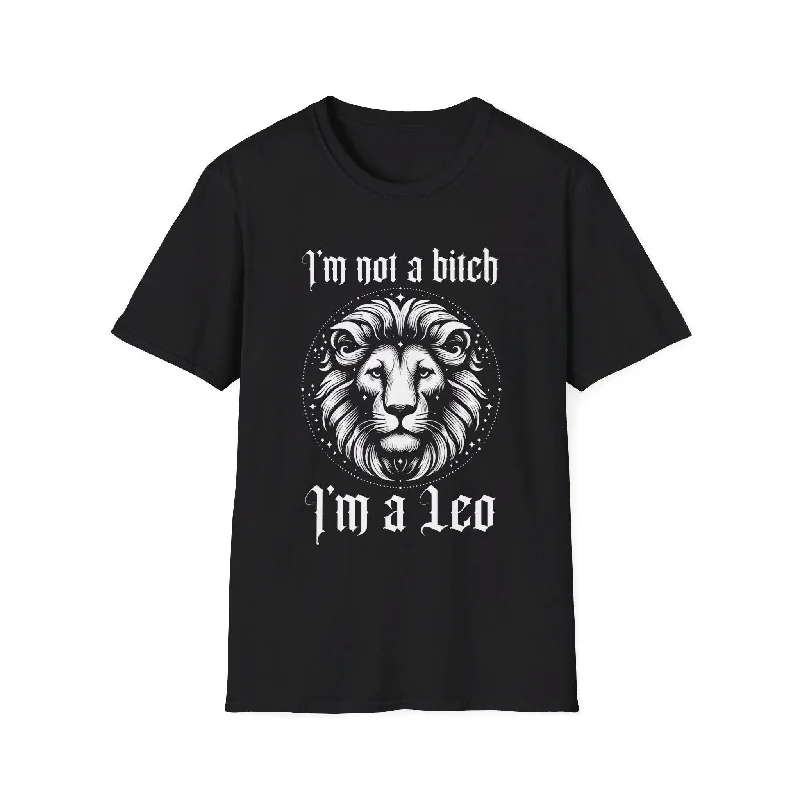Leo Horoscope T-shirt Embroidered Appliqued Beaded