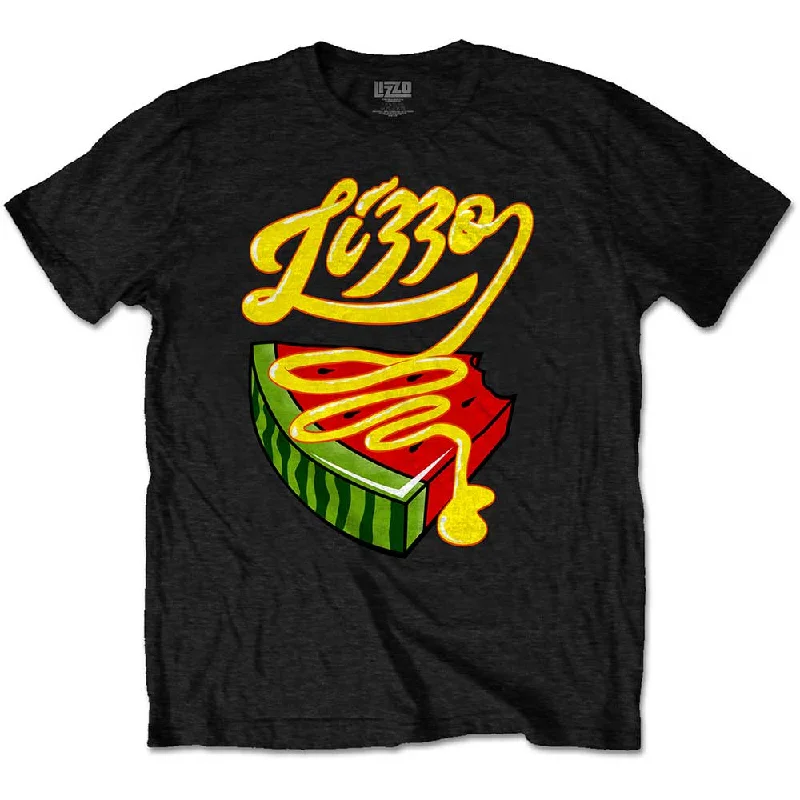 Lizzo | Official Band T-Shirt | Bussin or Disgustin Collared Crew Neck Turtle Neck