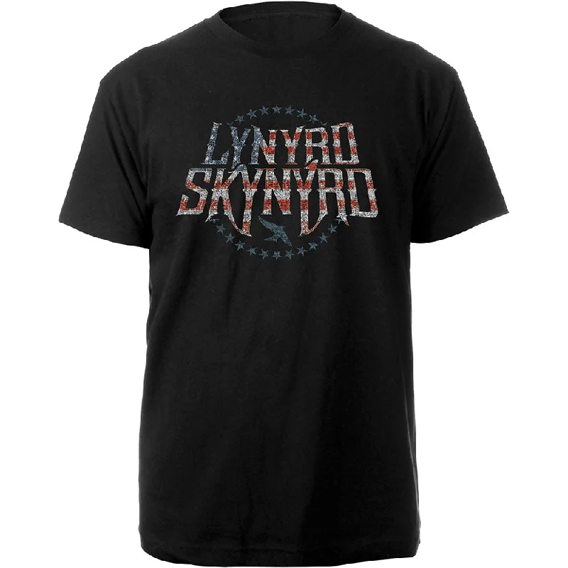 Lynyrd Skynyrd | Official Band T-shirt | Stars & Stripes Anti-Pilling Machine Wash Handmade