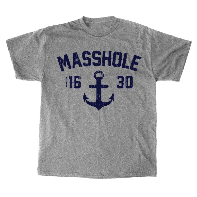 Masshole® - Anchor T-Shirt Machine Wash Dry Clean Hand Wash