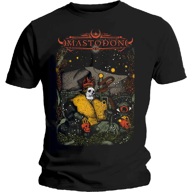 Mastodon | Official Band T-Shirt | Seated Sovereign Chenille Blend Fleece Blend Nylon Blend