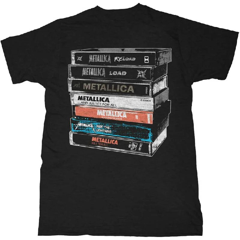 Metallica | Official Band T-shirt | Cassette Rayon Fabric Velvet Fabric Corduroy Fabric