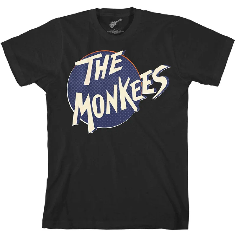 The Monkees | Official Band T-Shirt | Retro Dot Logo Houndstooth Herringbone Solid