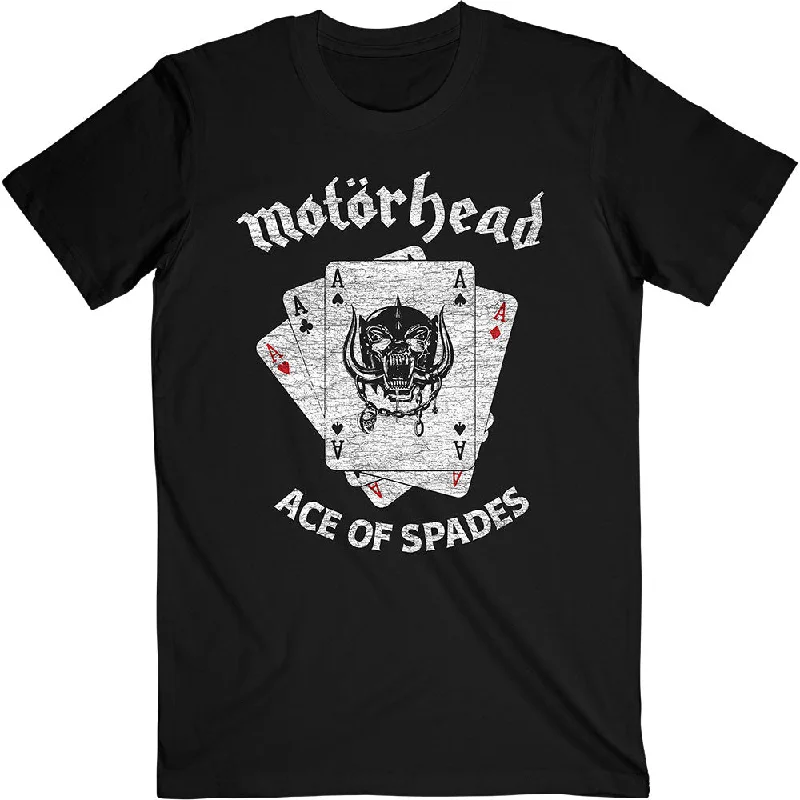 Motorhead | Official Band T-Shirt | Flat War Pig Aces Cozy Warm Stylish