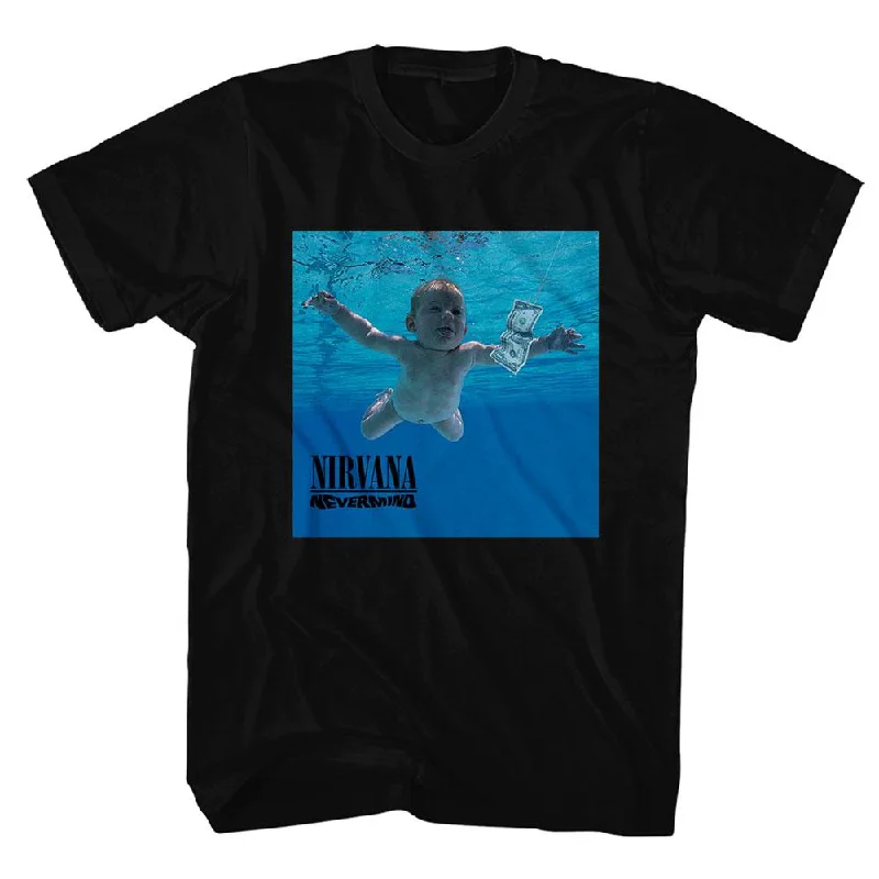 Nirvana | Official Band T-Shirt | Nevermind Album Cotton Fabric Linen Fabric Terry Fabric Nirvana | Official Band T-Shirt | Nevermind Album Cotton Fabric Linen Fabric Terry Fabric