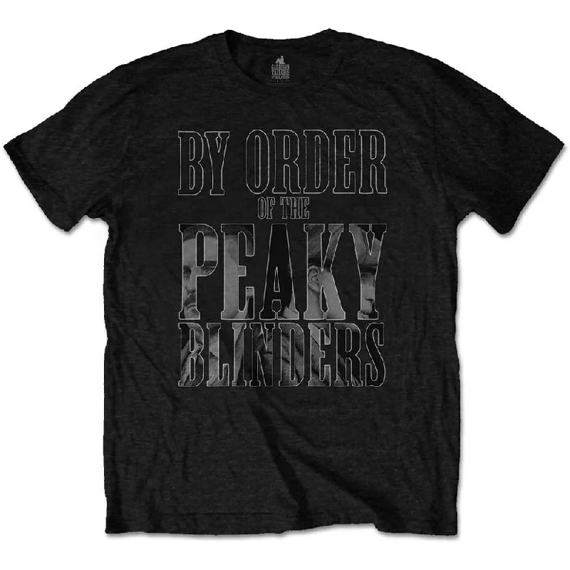 Peaky Blinders | Official Band T-Shirt | By Order Infill Fleece Fabric Down Fabric Feather Fabric