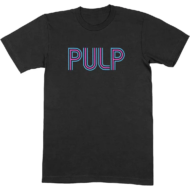 Pulp | Official Band T-Shirt | Intro Logo Thin T-Shirt Open Front Quick Dry