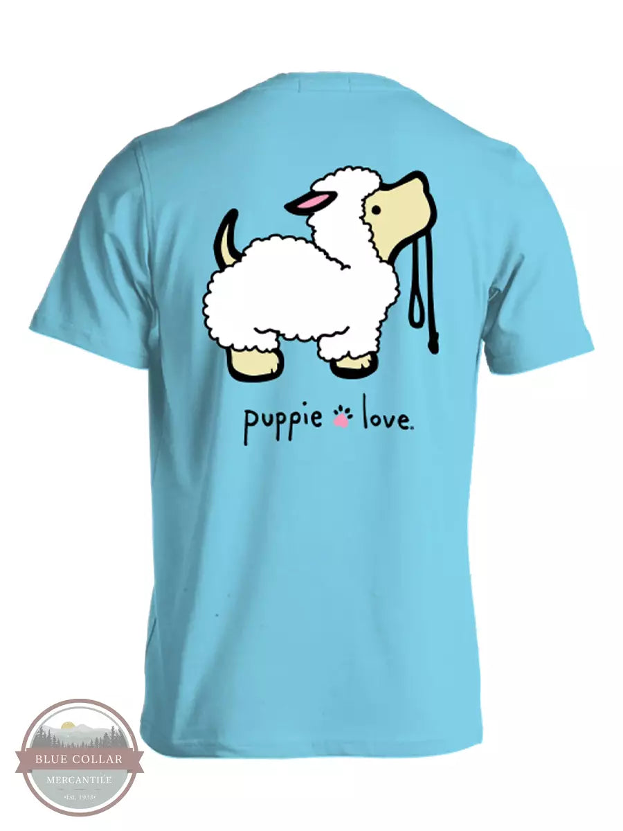 SPL1237 Sheep Pup Short Sleeve T-Shirt Solid Color Striped Floral