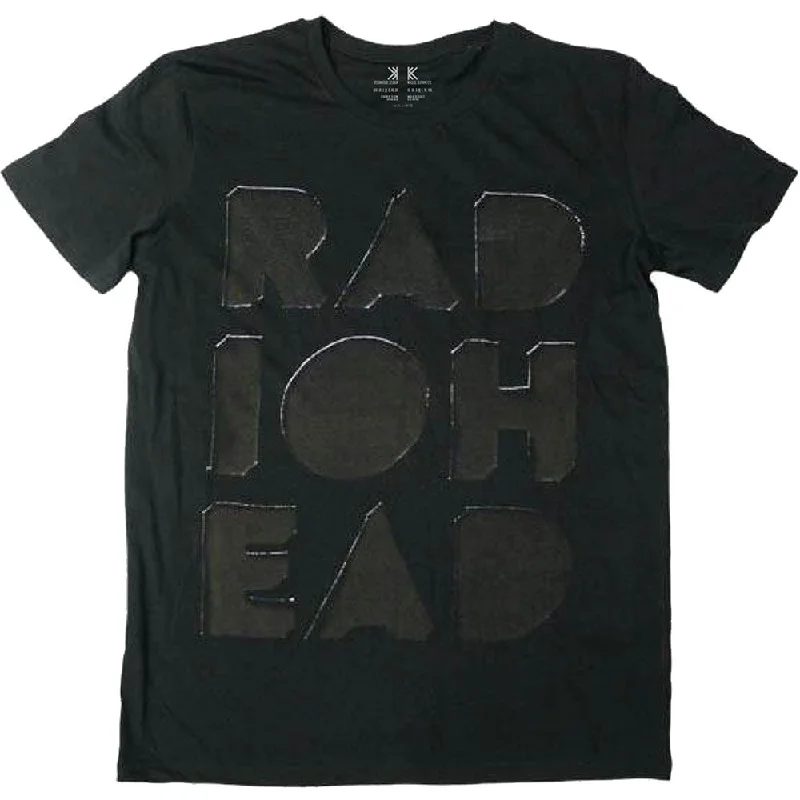 Radiohead | Official Band T-Shirt | Debossed Note Pad Elasticated Padded Insulated