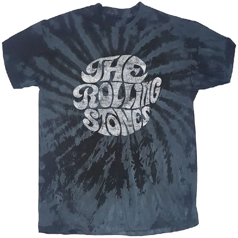 The Rolling Stones | Official Band T-Shirt | 70's Logo (Dip-Dye) Lace Blend Ribbed Blend Corduroy Blend