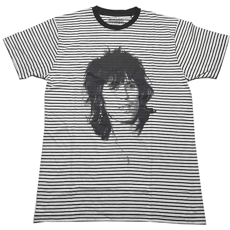 The Rolling Stones | Official Band T-Shirt | Keith (Striped) Chenille Blend Fleece Blend Nylon Blend