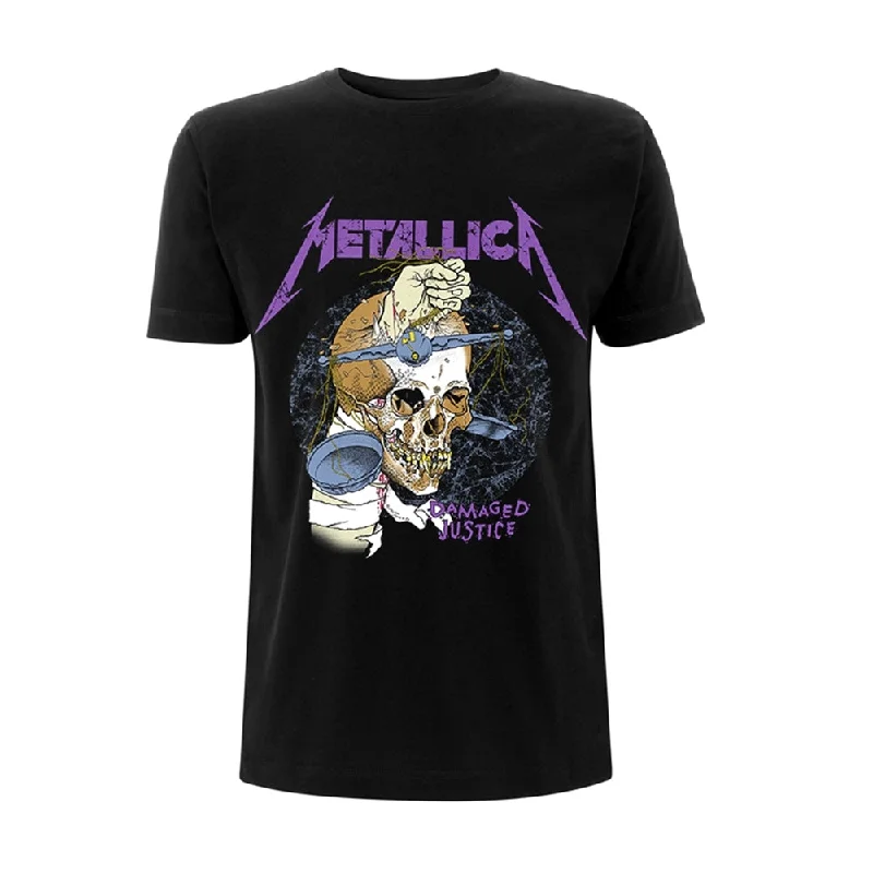 Metallica Unisex T-shirt: Damage Hammer Nylon Fabric Polyester Fabric Spandex Fabric