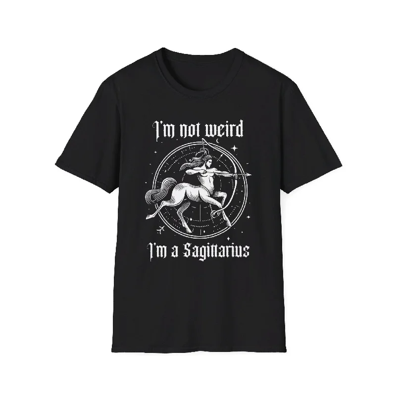 Sagittarius Horoscope T-shirt Mesh Canvas Denim