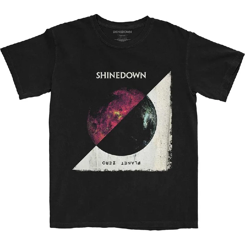 Shinedown | Official Band T-shirt | Planet Zero Album Terry Blend Velvet Blend Canvas Blend Shinedown | Official Band T-shirt | Planet Zero Album Terry Blend Velvet Blend Canvas Blend
