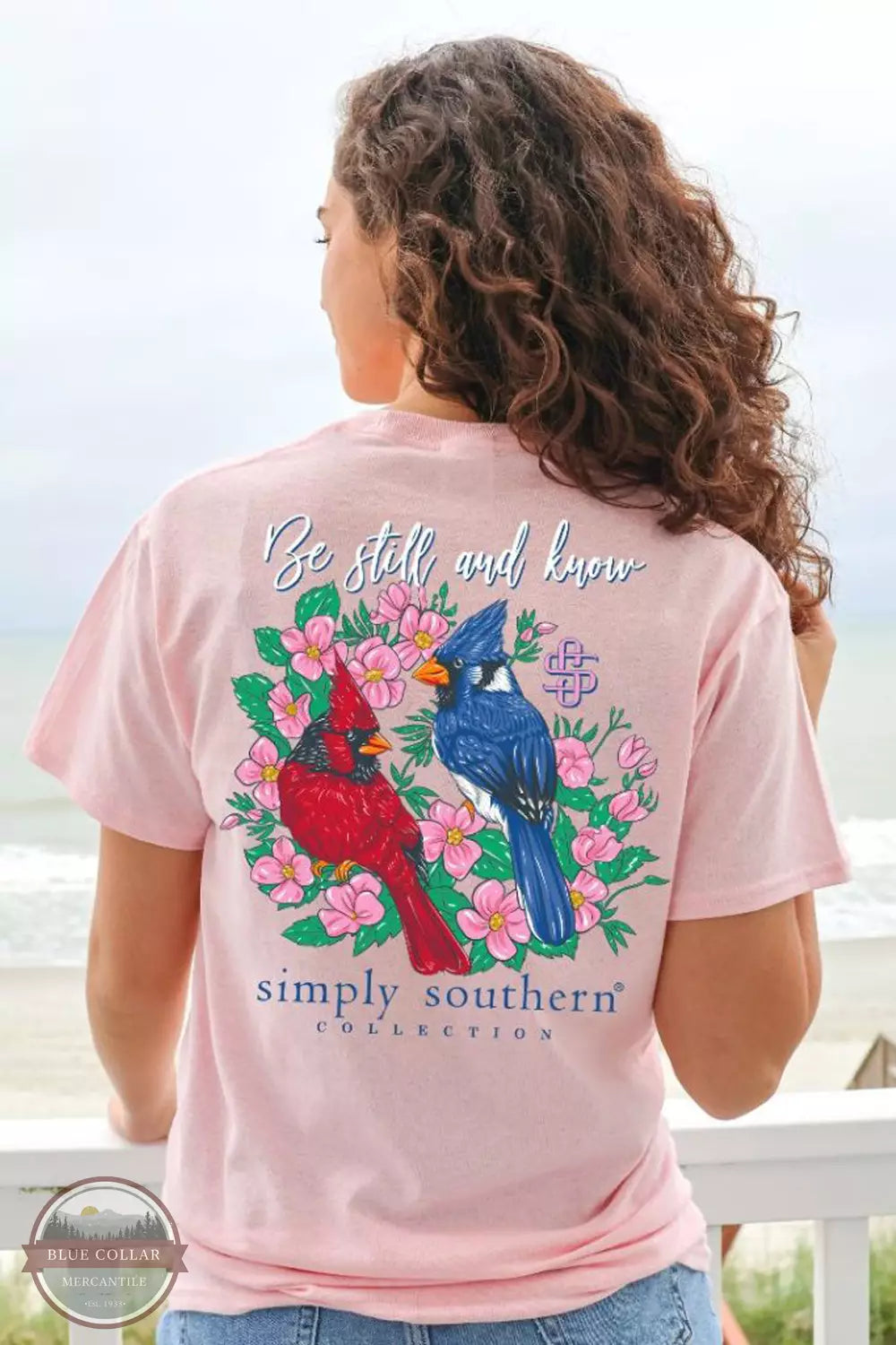 SS-CARDINAL-LOTUS Be Still and Know T-Shirt Anti-Shrink Durable Soft
