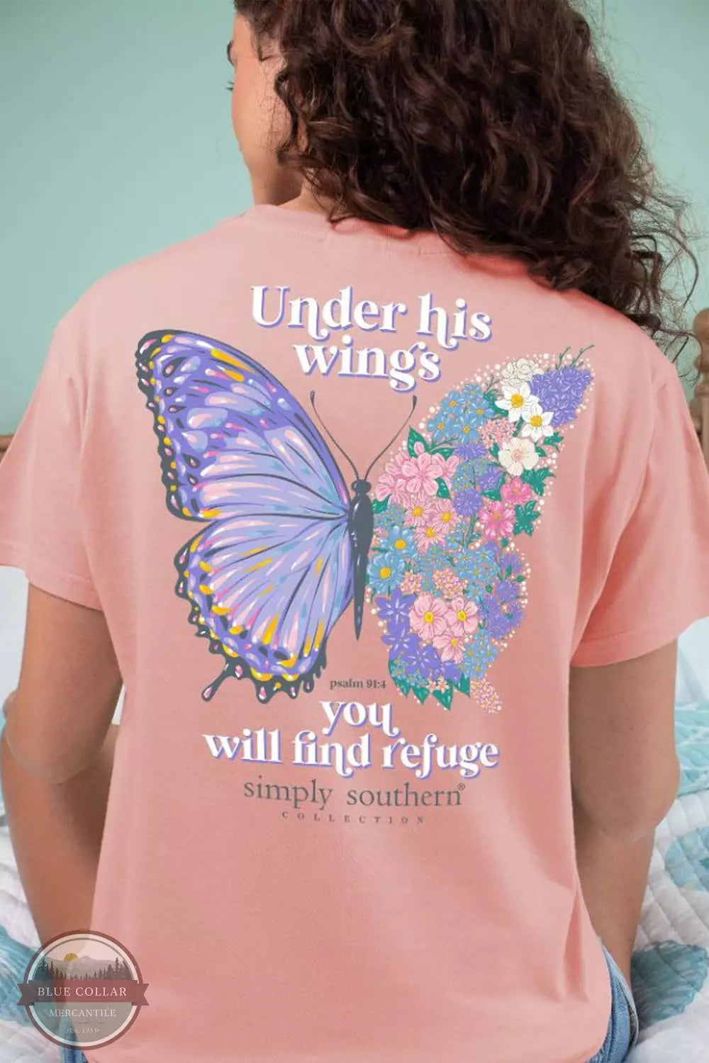 SS-WING-COCKTAIL Under His Wings T-Shirt Front Pockets Side Pockets Patch Pockets