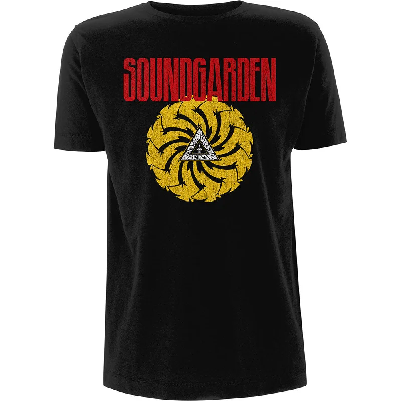 Soundgarden | Official Band T-Shirt | Badmotorfinger V. Mesh Blend Leather Blend Suede Blend