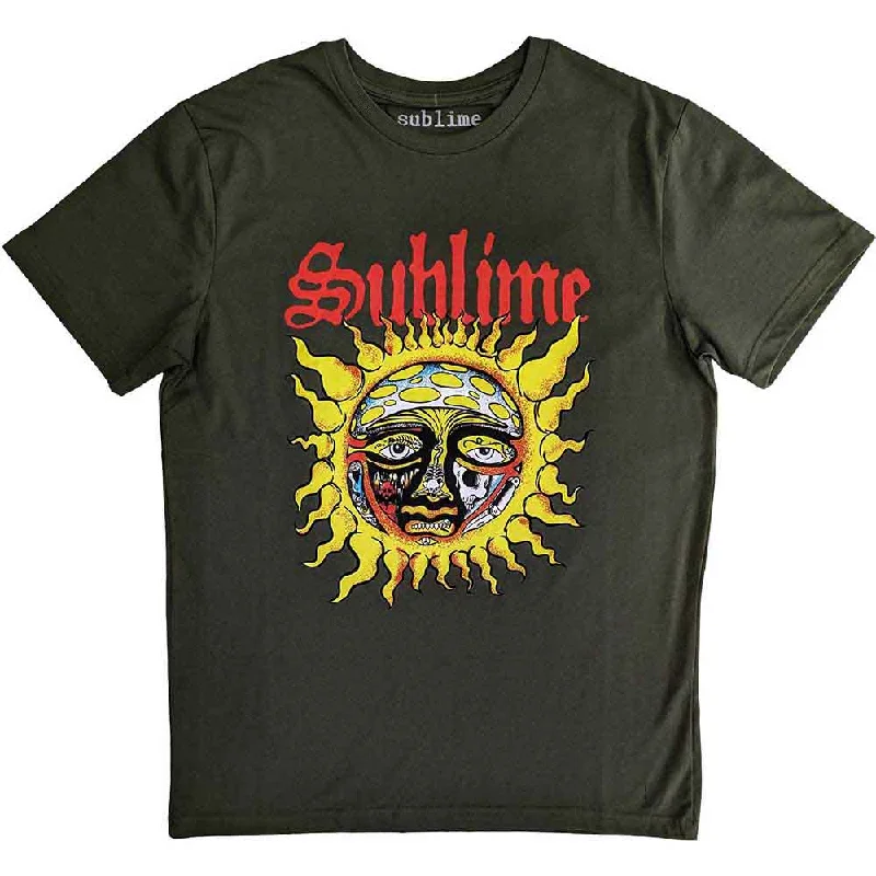 Sublime | Official Band T-Shirt | Yellow Sun Rayon Fabric Velvet Fabric Corduroy Fabric