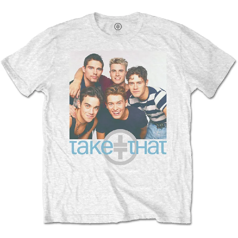 Take That | Official Band T-shirt | Group Hug Thin T-Shirt Open Front Quick Dry