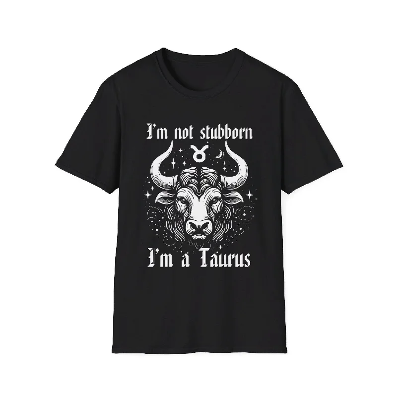 Taurus Horoscope T-shirt Graphic Embroidered Appliqued