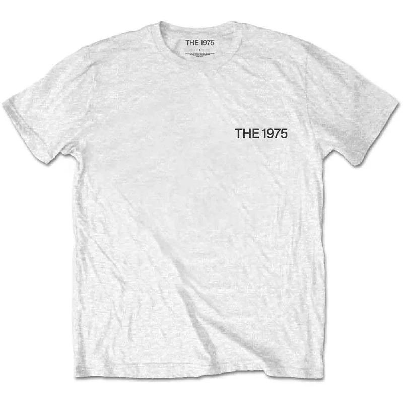 The 1975 | Official Band T-Shirt | ABIIOR Side Face Time (Back Print) Chenille Blend Fleece Blend Nylon Blend