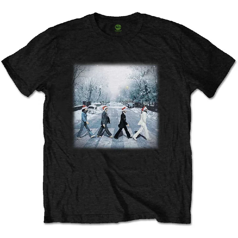 The Beatles | Official Band T-Shirt | Abbey Road Christmas Polka Dot Checkered Tartan The Beatles | Official Band T-Shirt | Abbey Road Christmas Polka Dot Checkered Tartan