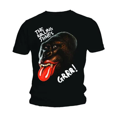 The Rolling Stones | Official Band T-Shirt | Grrr Gorilla Spandex Blend Rayon Blend Denim Blend