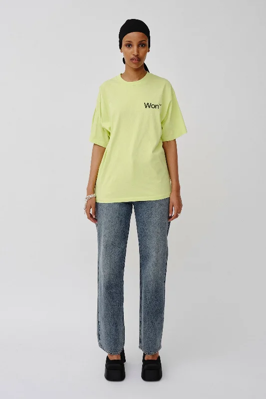 The Staff tee W - Daiquiri Green Real Fur Shearling Chenille