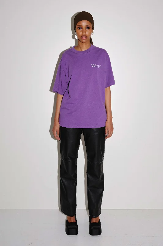 The Staff tee W - Patrician Purple Anti-Pilling Machine Wash Handmade