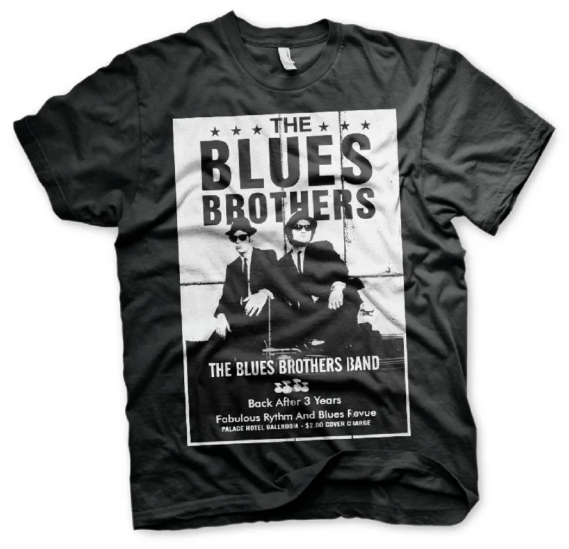 The Blues Brothers | Official Band T-Shirt | Poster Ribbed T-Shirt High Neck Heavyweight