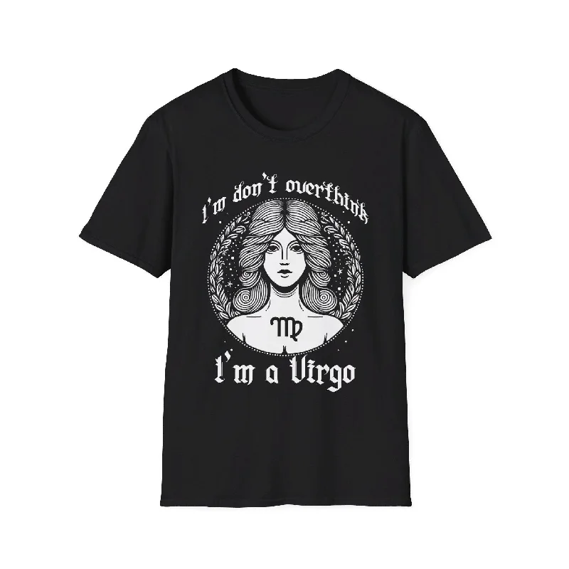Virgo Horoscope T-shirt Thin T-Shirt Open Front Quick Dry