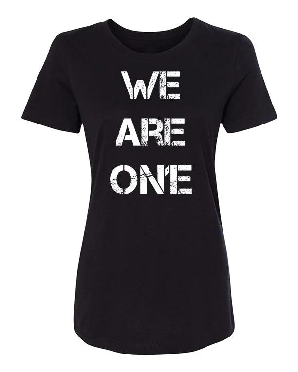 WE ARE ONE Women's T-shirt (no fist) Layered Multi-layer Single Layer