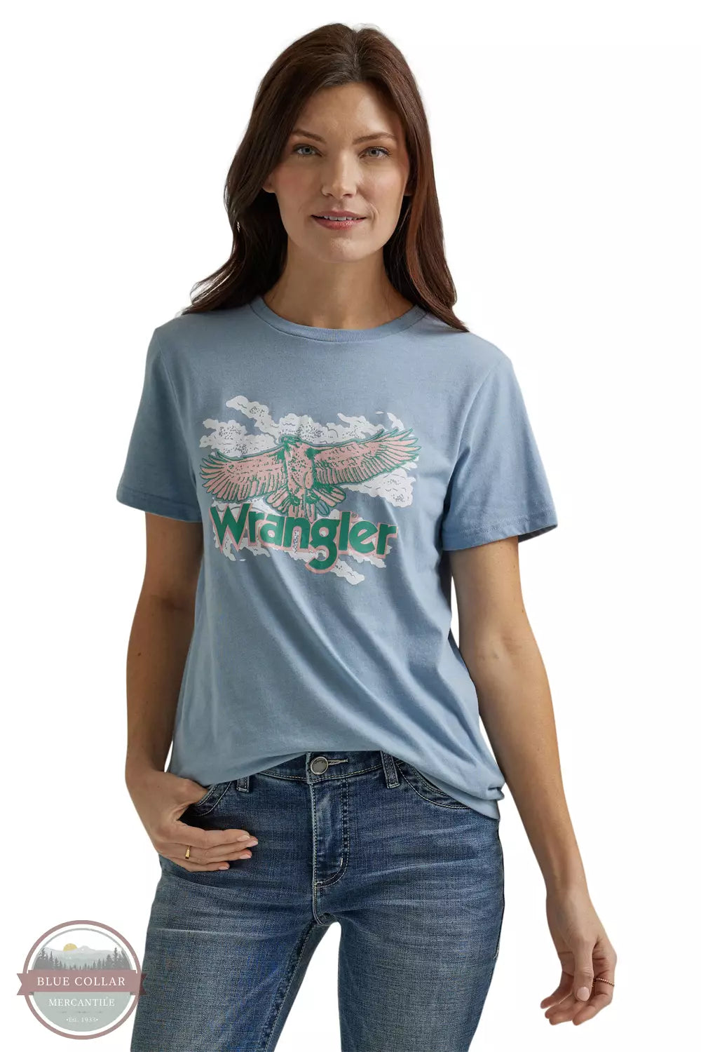 112344175 Retro Soaring Eagle Regular Fit Short Sleeve T-Shirt Welt Pockets Slit Pockets Flap Pockets 112344175 Retro Soaring Eagle Regular Fit Short Sleeve T-Shirt Welt Pockets Slit Pockets Flap Pockets