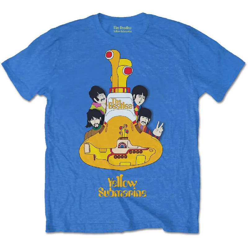 The Beatles Kids T-Shirt: Yellow Submarine Sub Sub Print Jacquard Patchwork