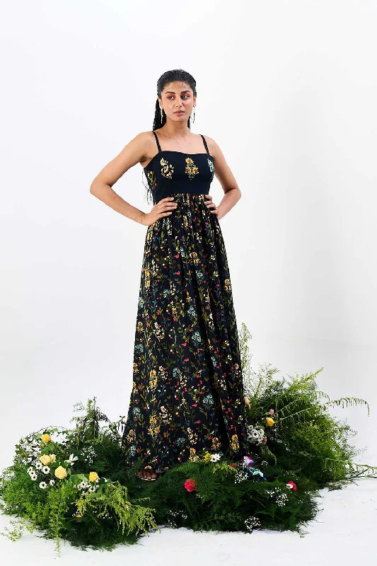 Ekshringi Maxi Dress Trendy Button Front Maxi Dress