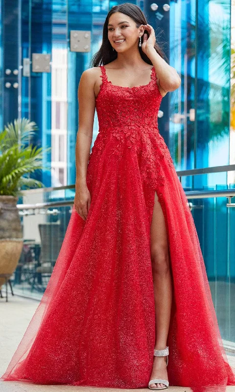 Amarra 88515 - Glittered A-line Gown