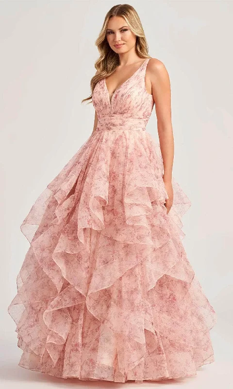 Colette By Daphne CL5273 - Flounce Skirt Prom Dress
