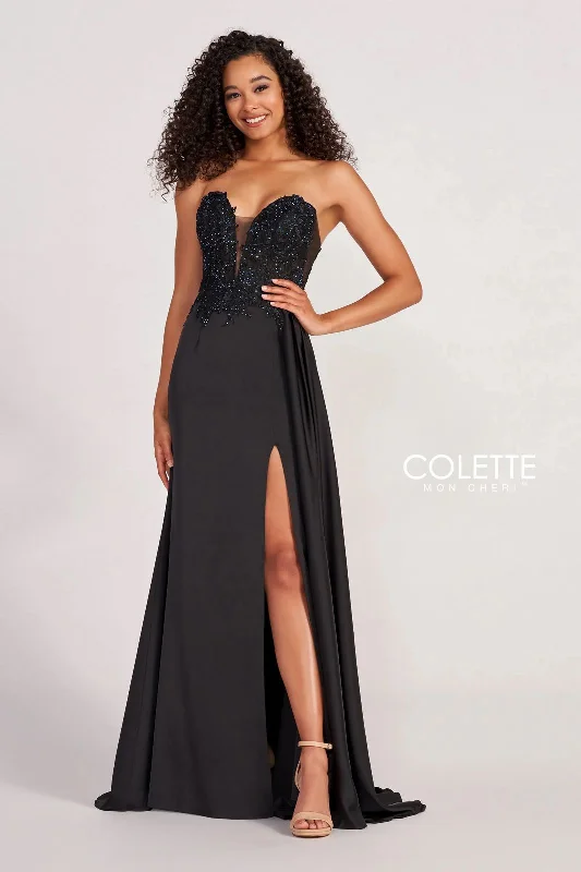 Colette CL2053 Prom Long Beaded Formal Dress