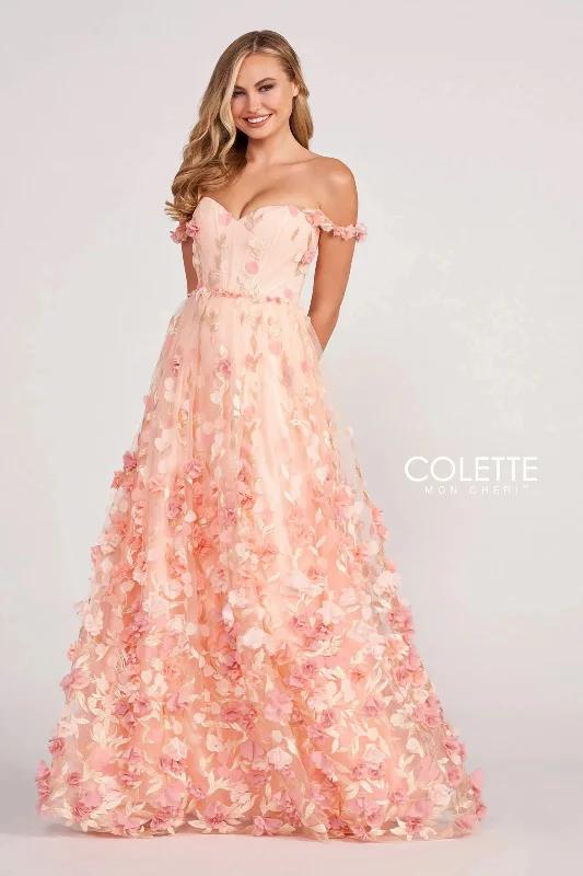 Colette CL2057 Prom Long Formal Flower Dress